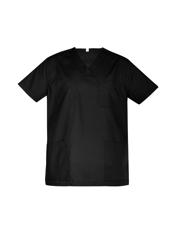 Hartwell Unisex Reversible Scrub Top - Black - View