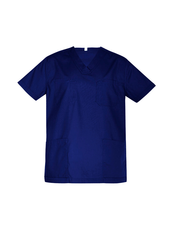 Hartwell Unisex Reversible Scrub Top - Dark Blue - View