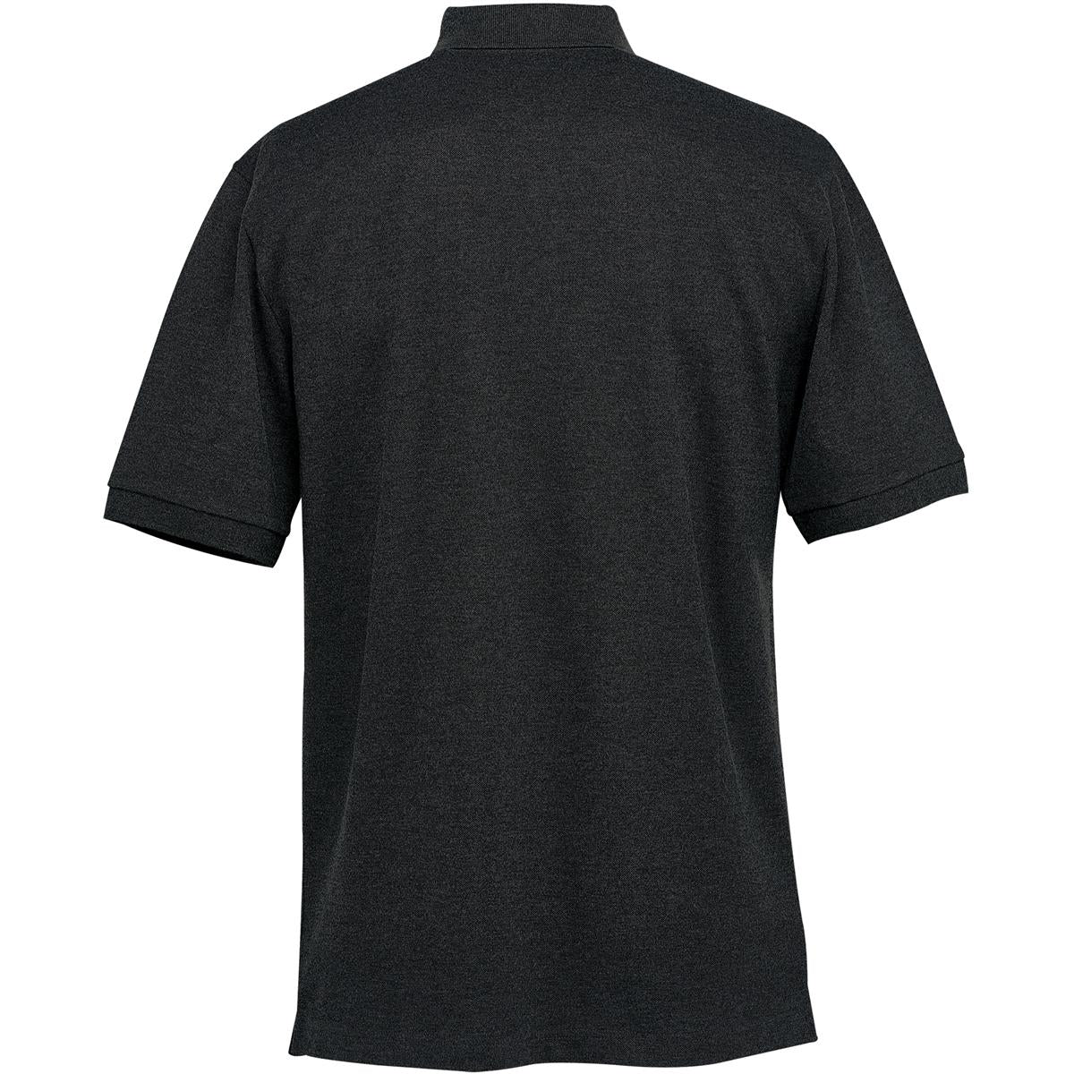 Men's Nantucket Stretch Pique Polo - Black - Back
