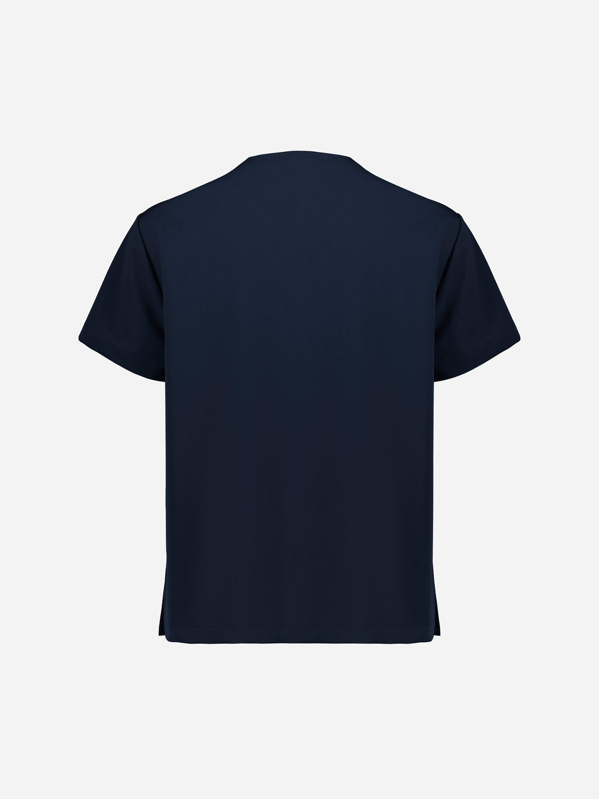Pulse Unisex V-Neck Scrub Top - Midnight Navy - Back