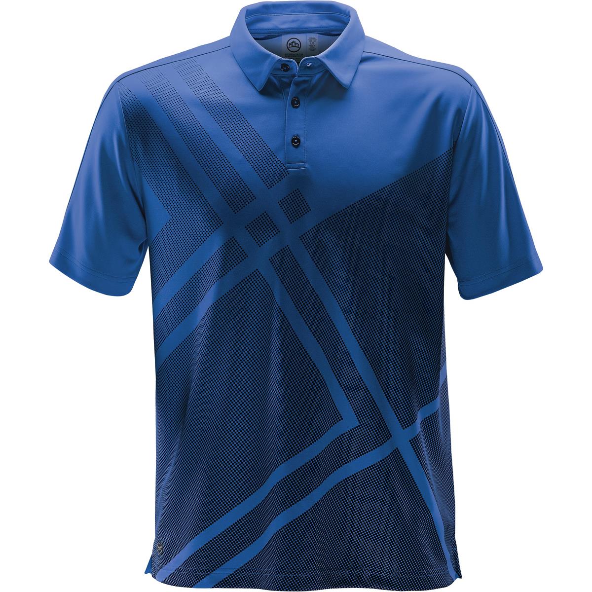 Men's Reflex Polo - Azure Blue - Front