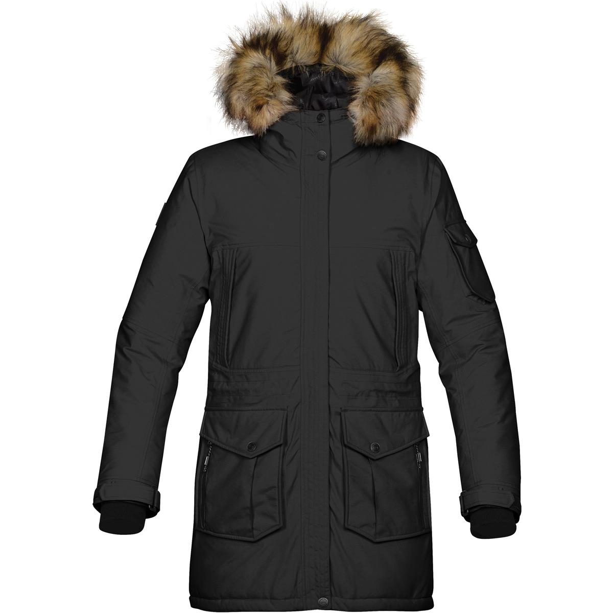 Women's Explorer Parka - Black - Front