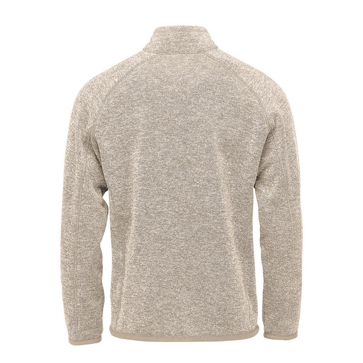 Men's Avalante 1/4 Zip Pullover - Oatmeal Heather - Back