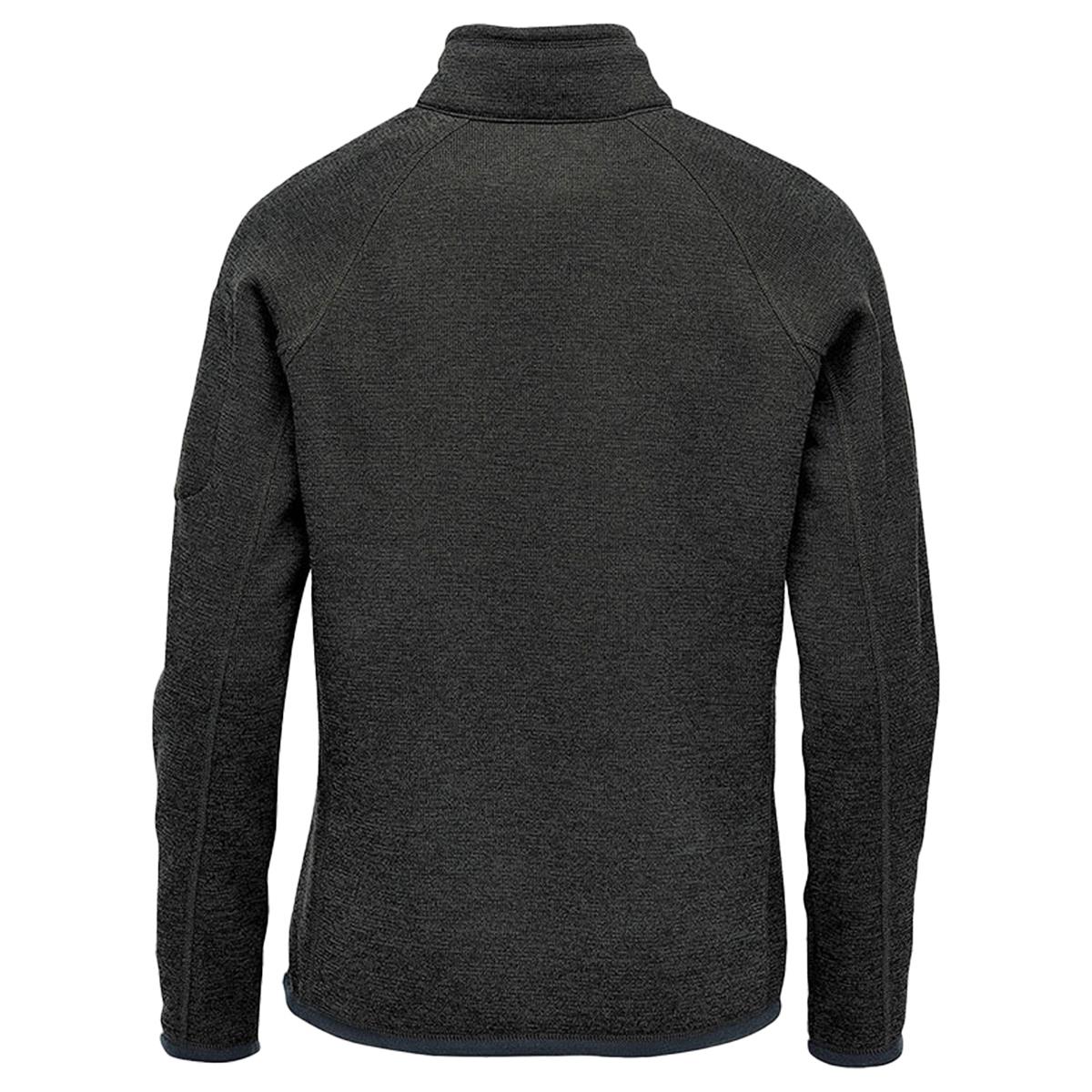 Women's Avalante 1/4 Zip Pullover - Black Heather - Back