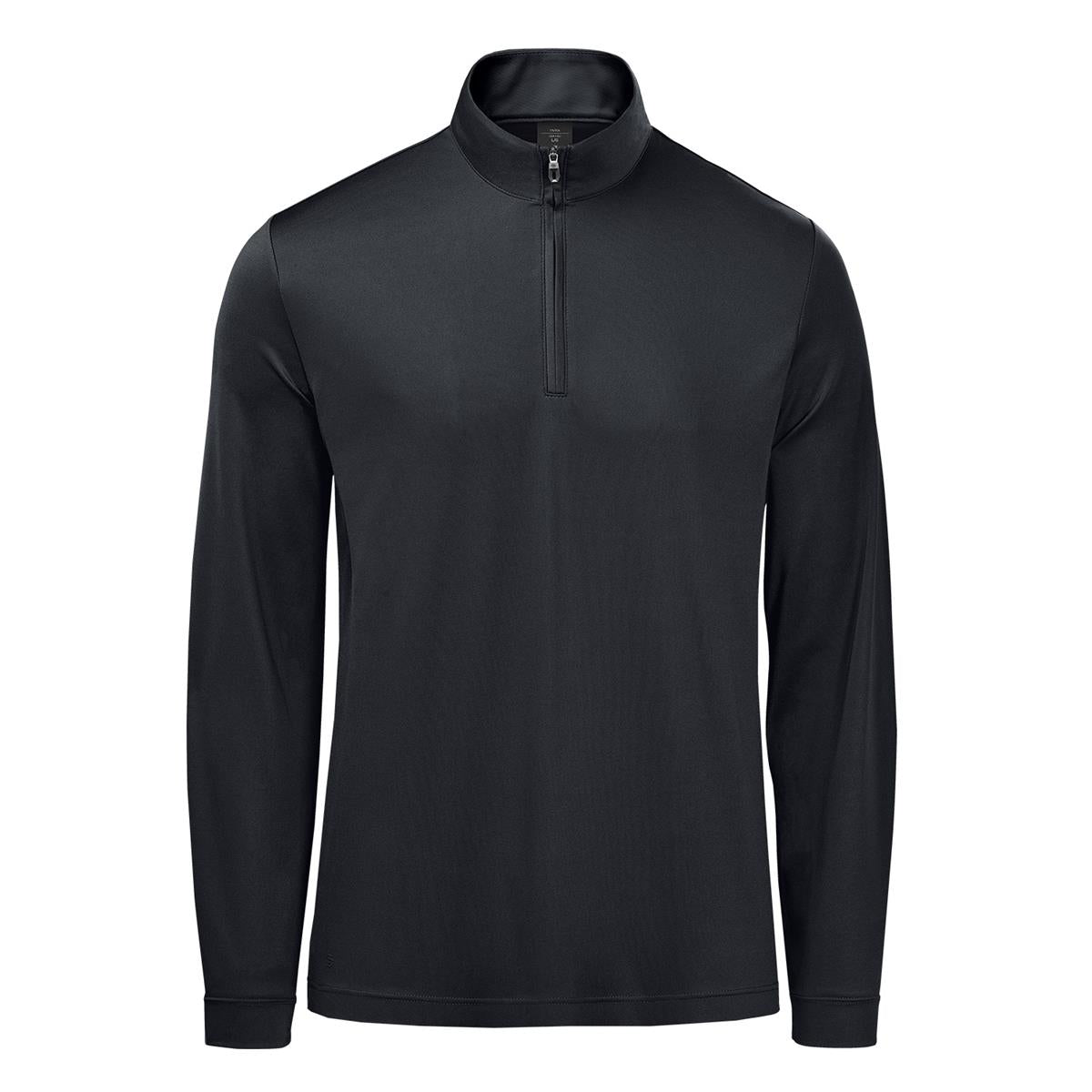 Men's Monterey 1/4 Zip Pullover - Black - Front