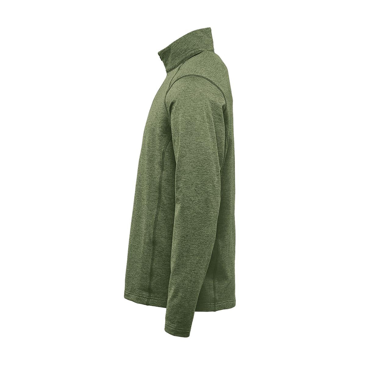 Men's Treeline Performance 1/4 Zip Pullover - Sage Green Heather - Back