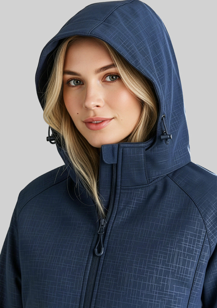 Geo Womens Jacket - Navy - Model