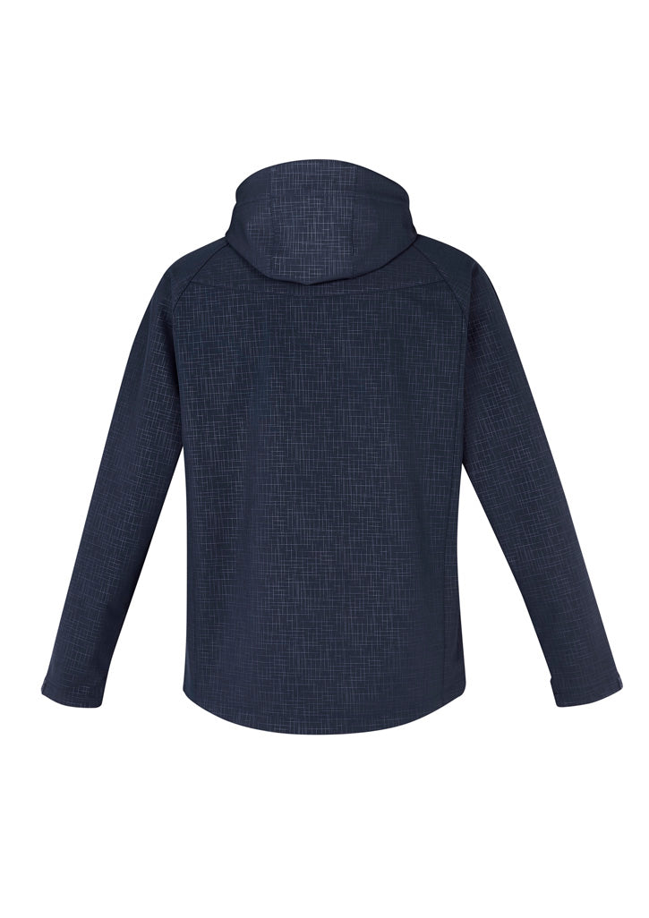 Geo Mens Jacket - Navy - Back