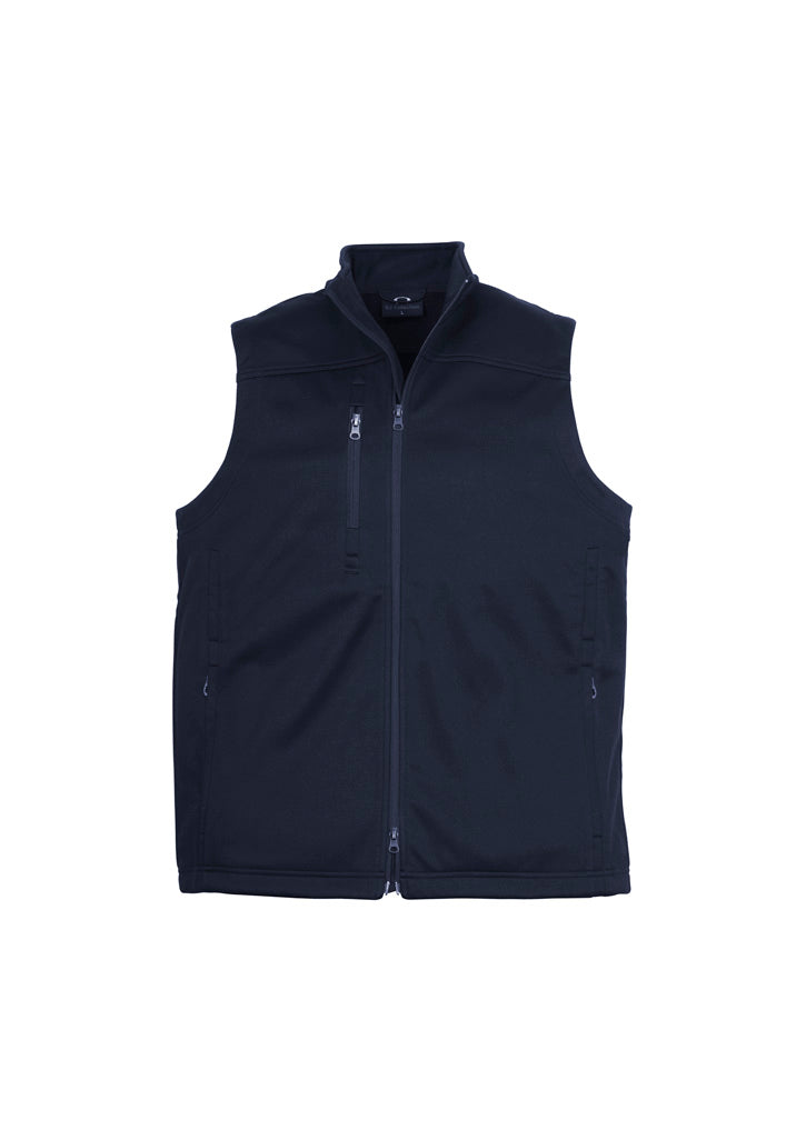 Softshell Mens Vest - Navy - Front