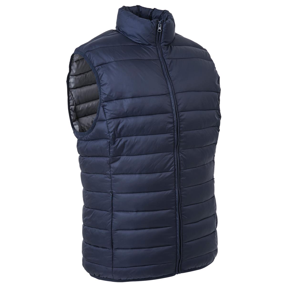 The Puffer Vest - Navy - Back