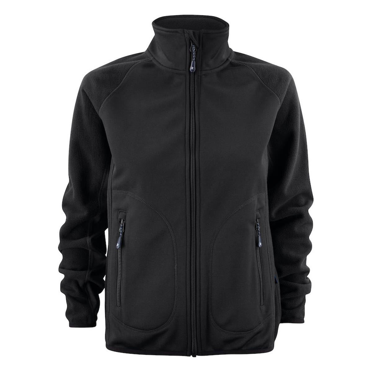 Lockwood Women's Softshell Fleece Hybrid - Black - Front