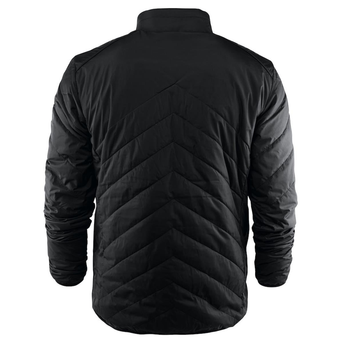 Deer Ridge Men's Quilted Jacket - Black - Back