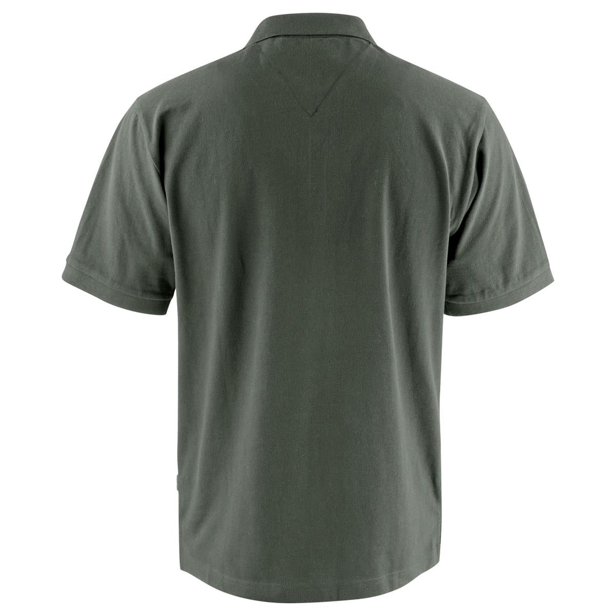 Neptune Modern Men's Cotton Polo - Anthracite - Back