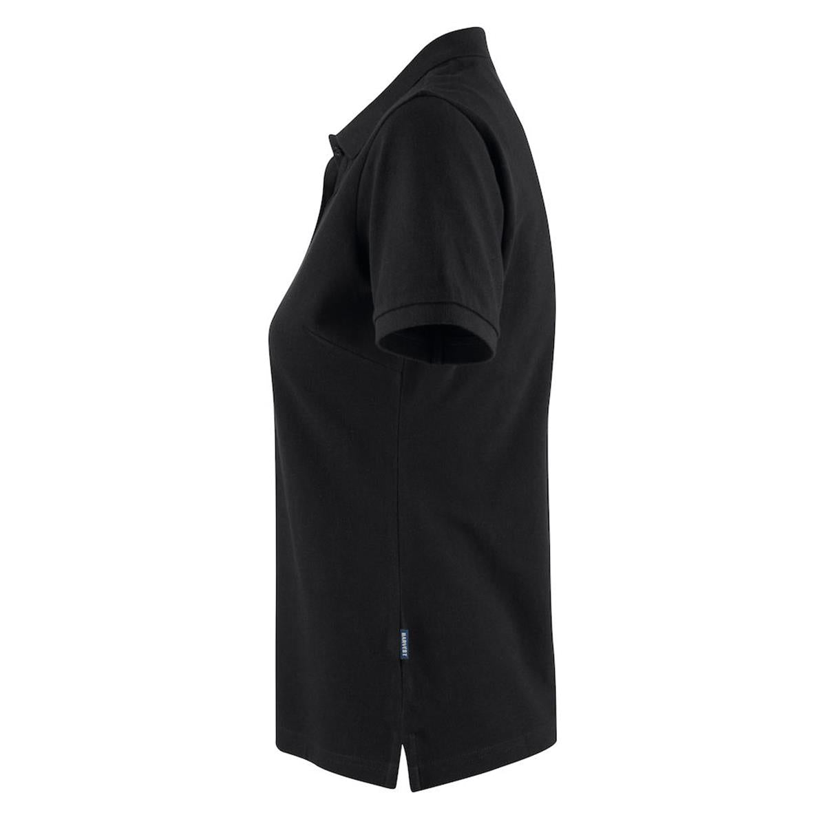 Neptune Women's Cotton Polo - Black - Back