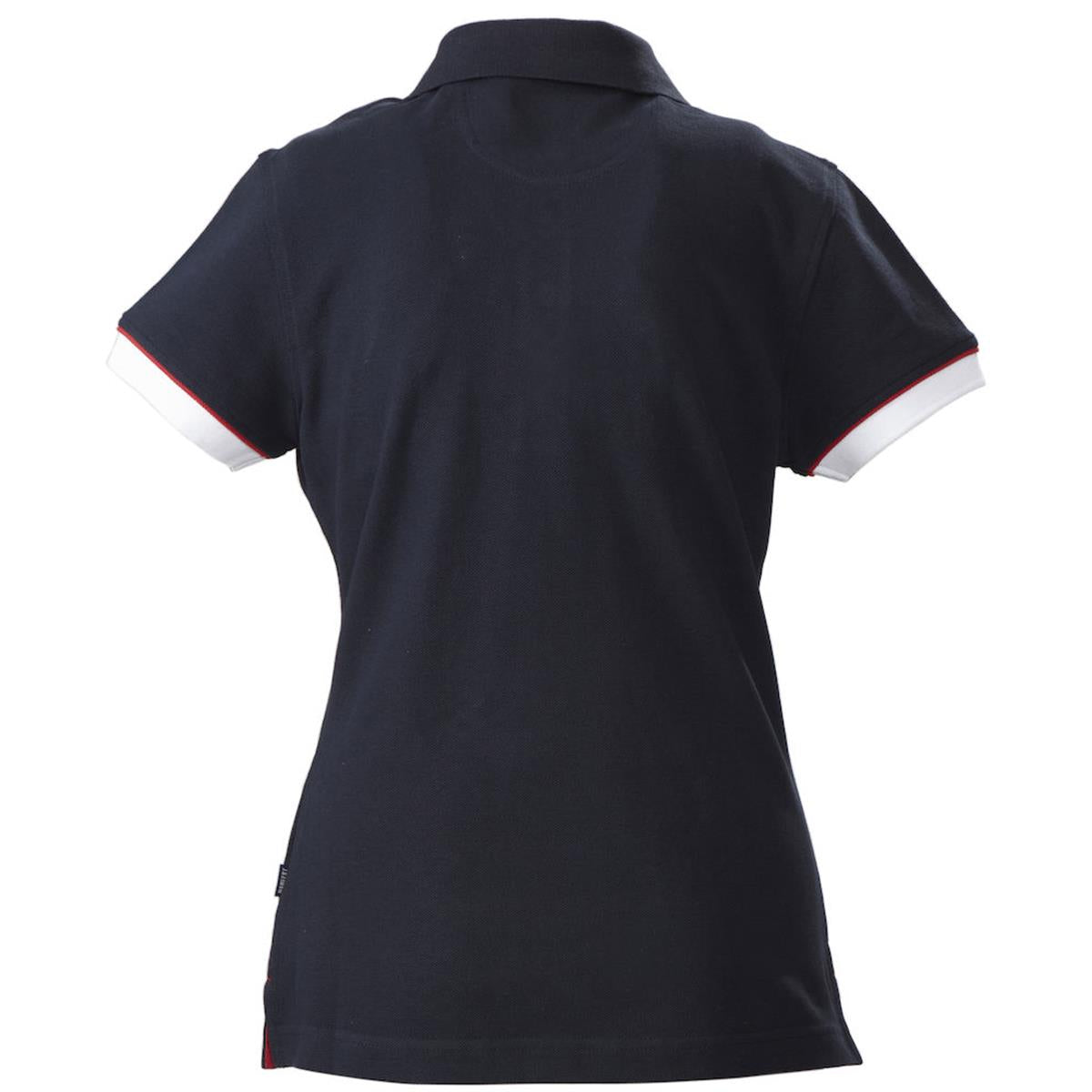 Antreville Women's Cotton Polo - Navy - Back