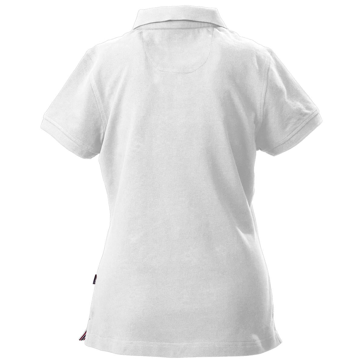 Avon Women's Cotton Polo - White - Back