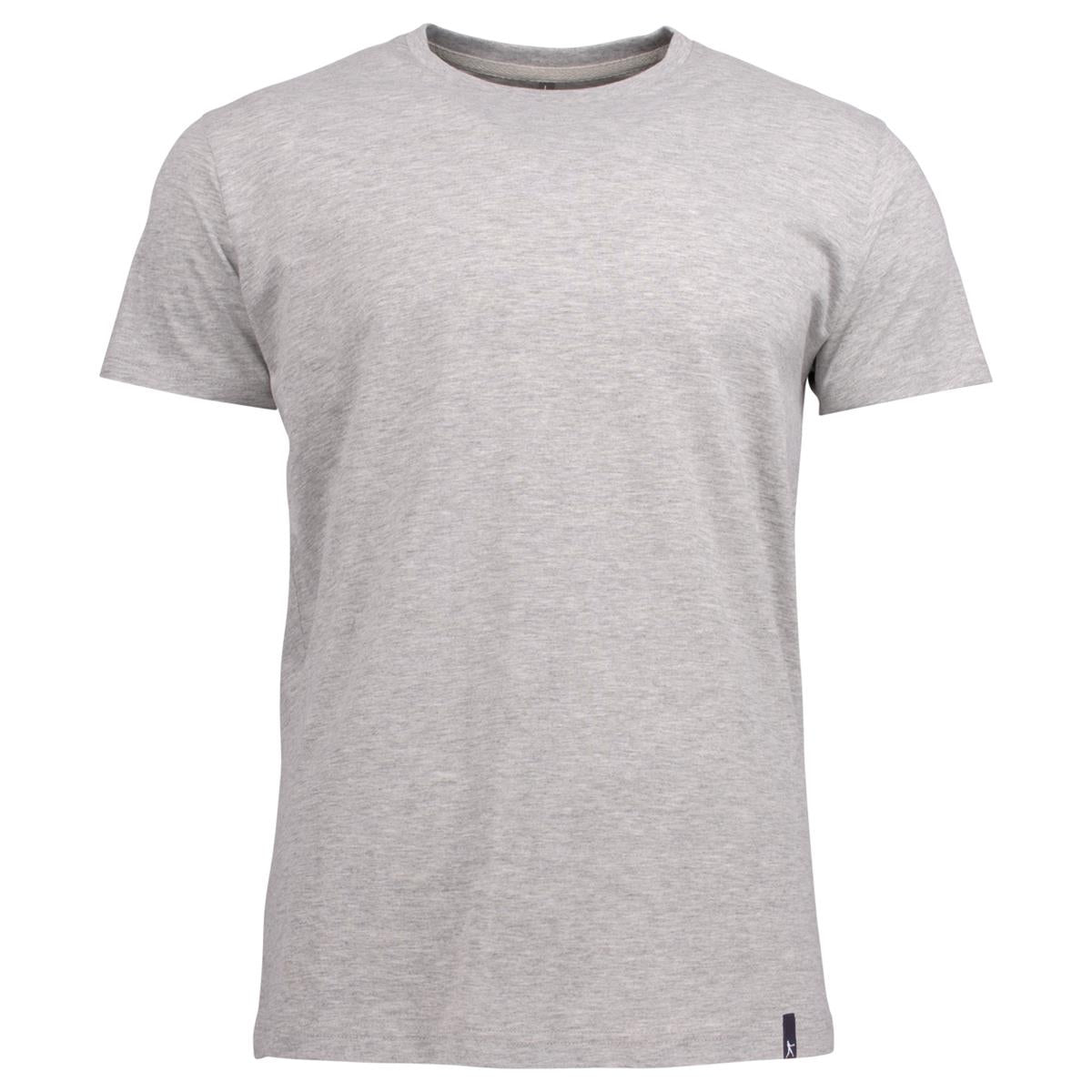 American U Men's Crew Neck Tee - Ash - Front