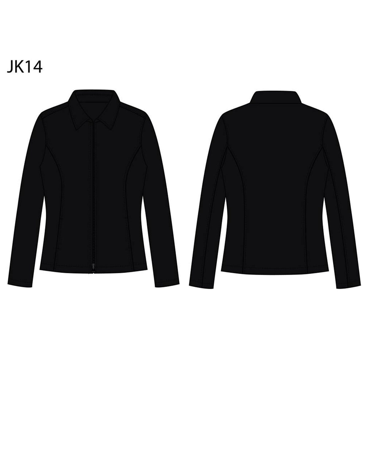 Flinders Wool Blend Corporate Jacket Women's - Black - View