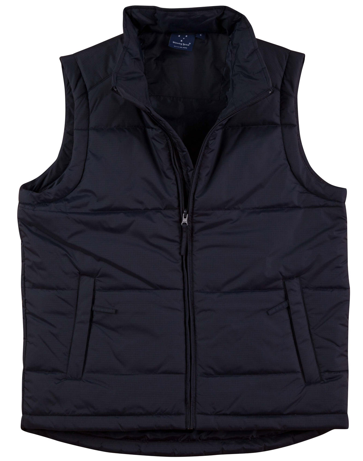 Padded Vest Men's - Navy - Front