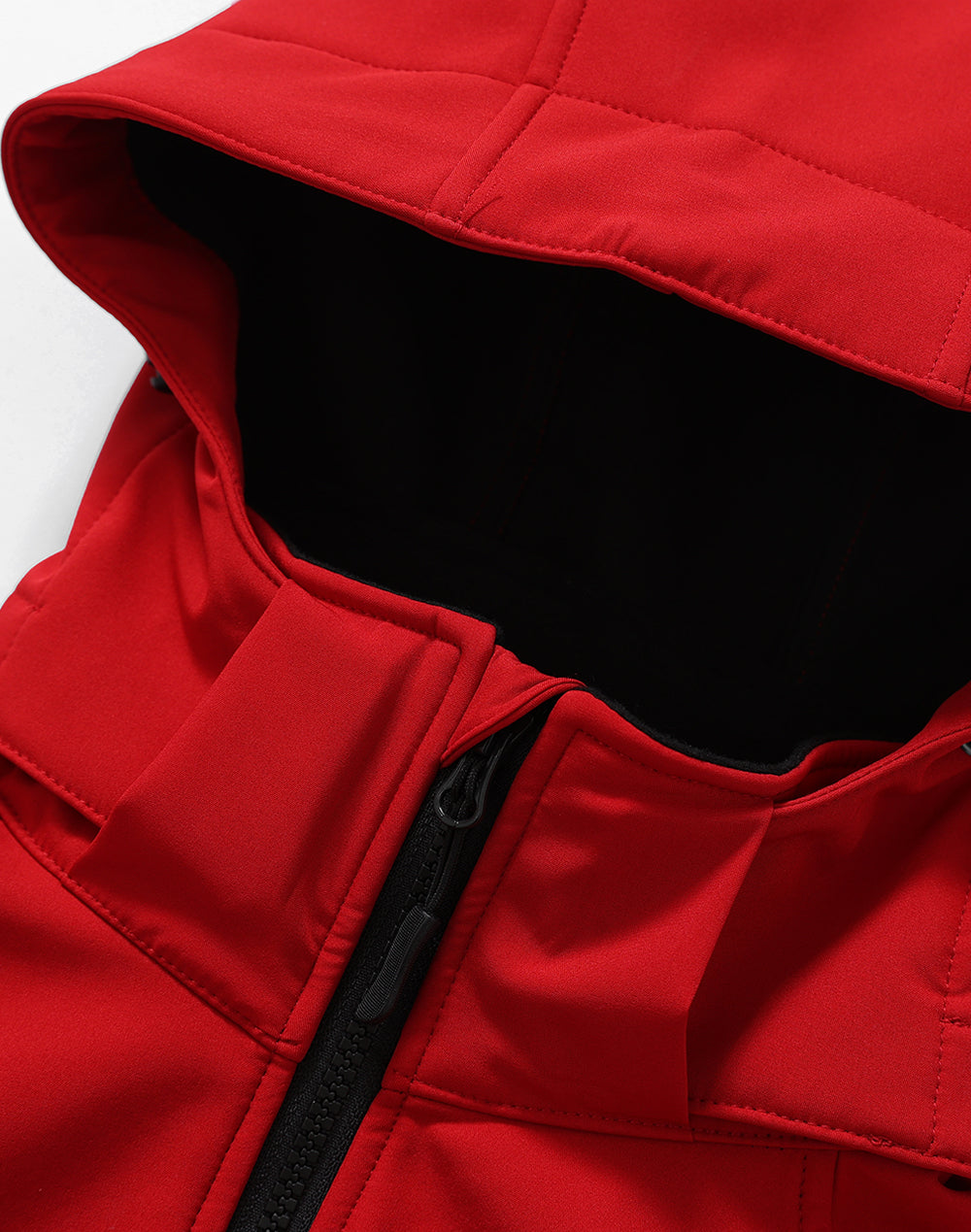 Aspen Softshell Hood Jacket Men's - Red/Black - View