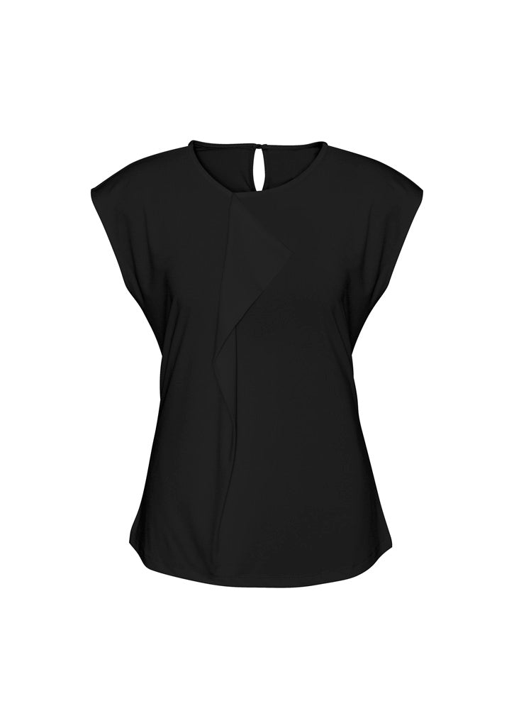 Mia Womens Top - Black - Front