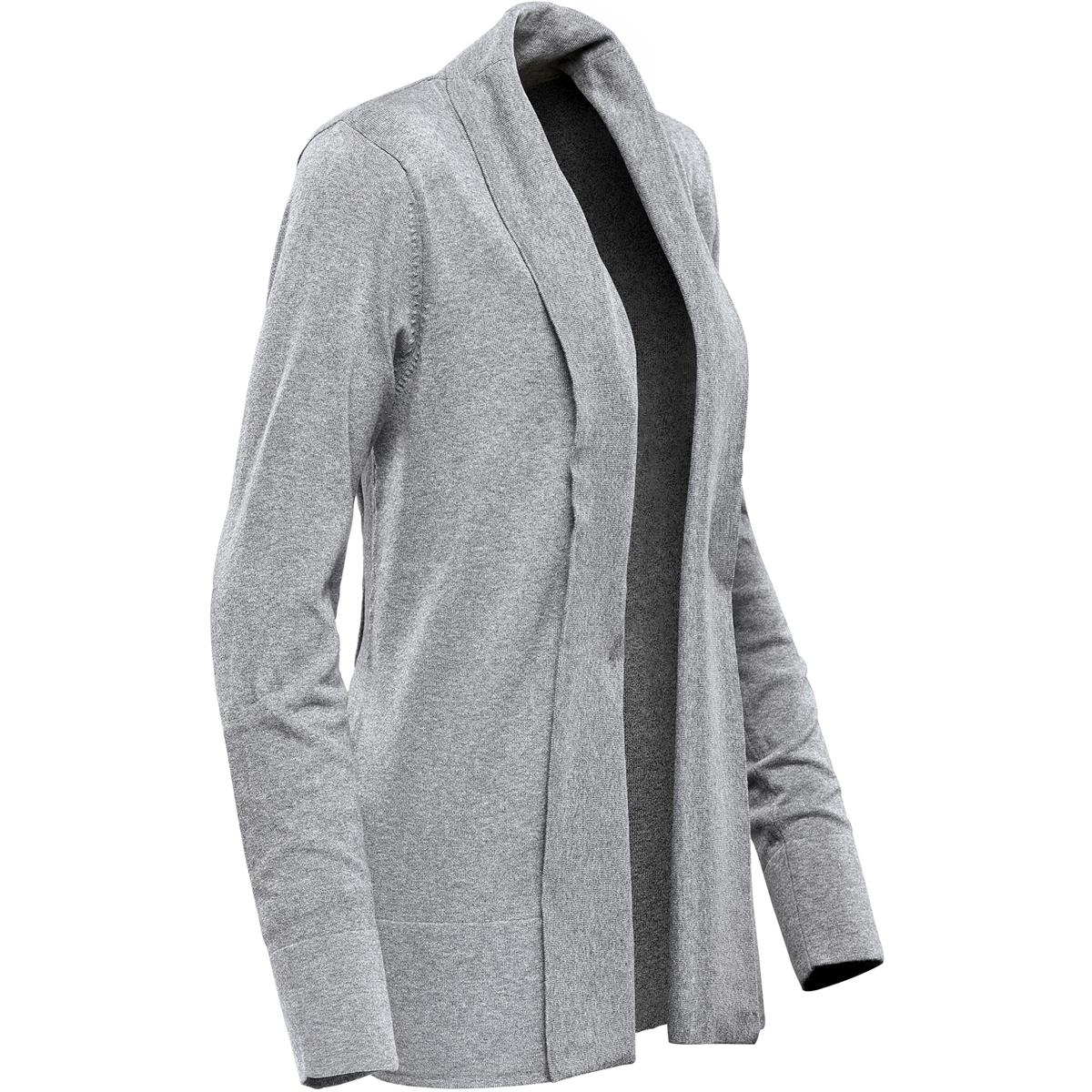 Women's Soho Cardigan - Grey Heather - Back