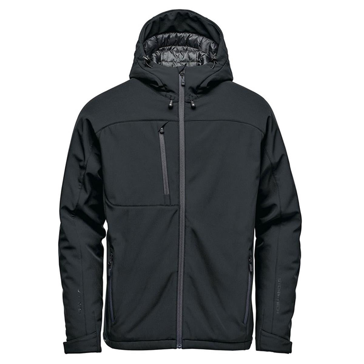 Men's Orbiter Insulated Softshell - Black / Granite - Front