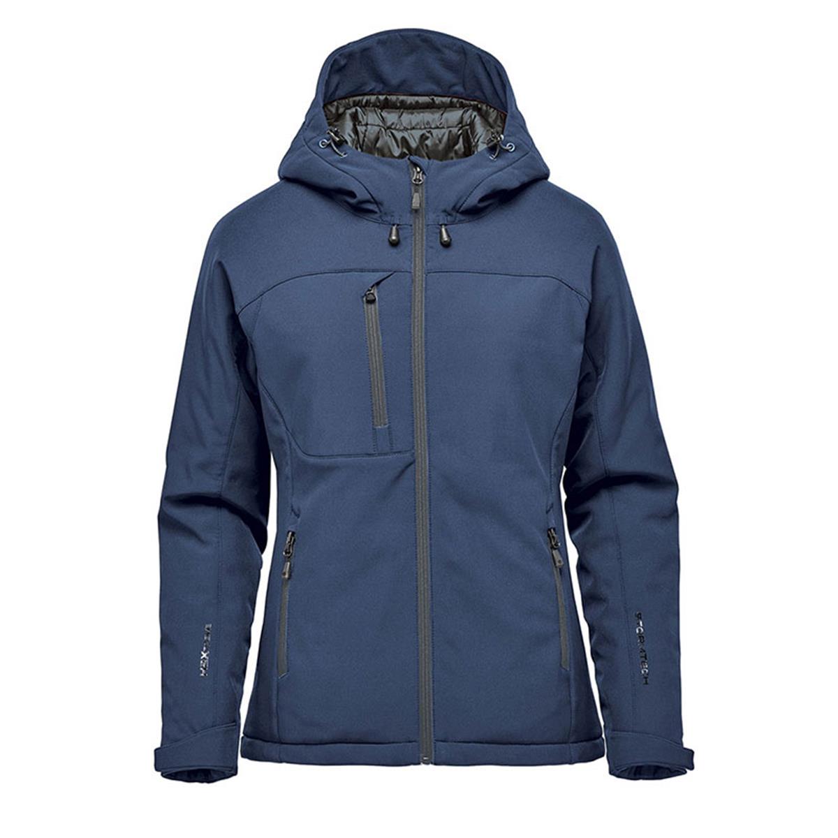 Women's Orbiter Insulated Softshell - Navy / Granite - Front