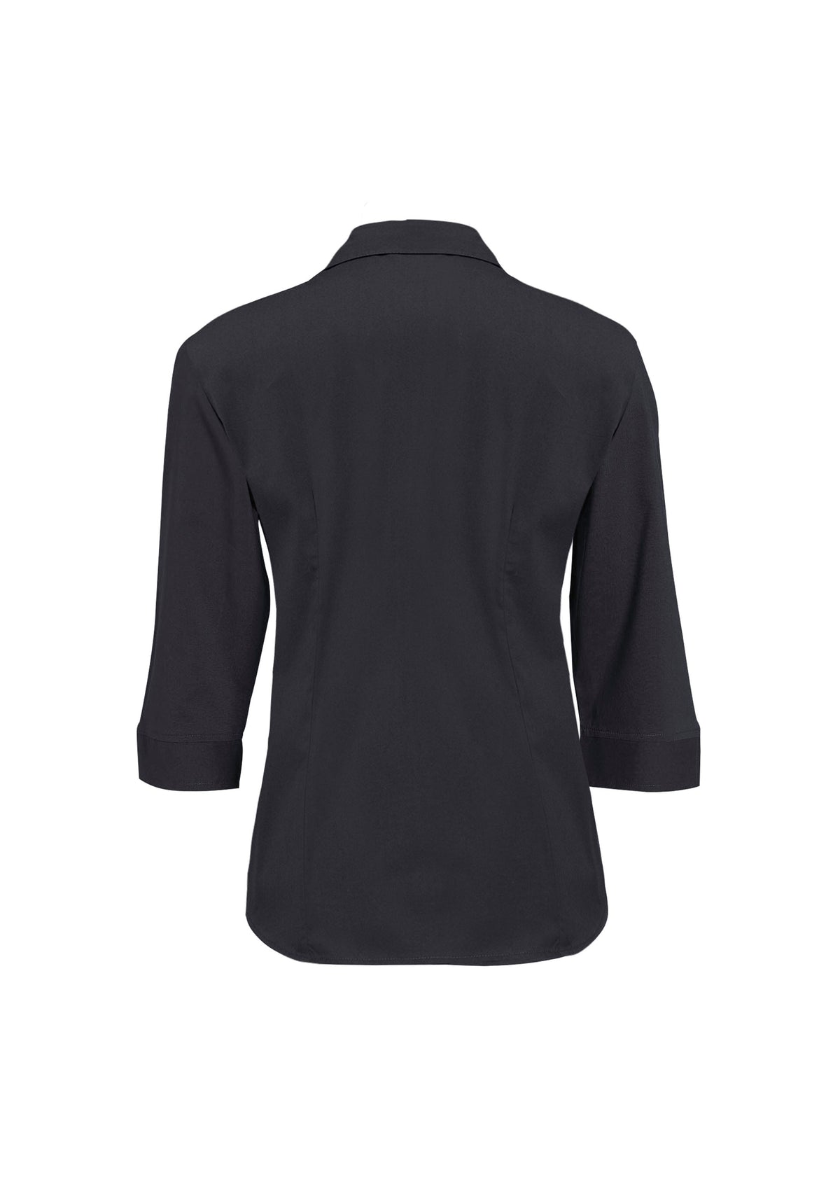 Metro Womens 3/4 Sleeve Shirt - Charcoal - Back