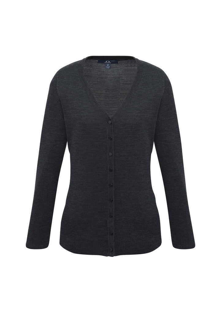 Milano Womens Cardigan - Charcoal - Front