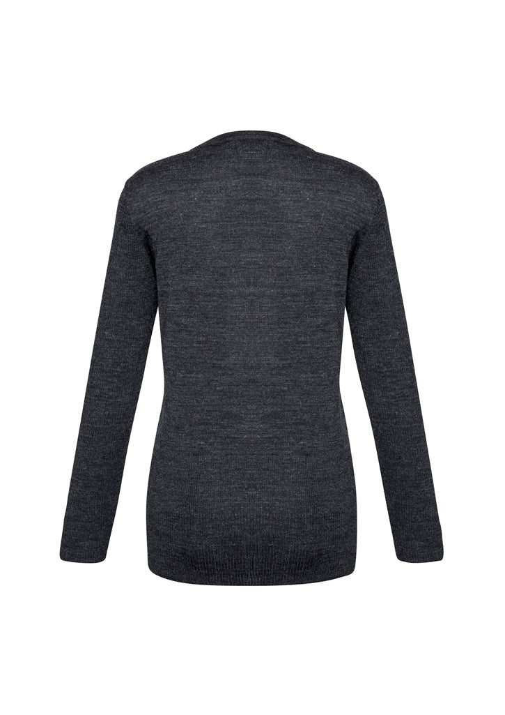 Milano Womens Cardigan - Charcoal - Back