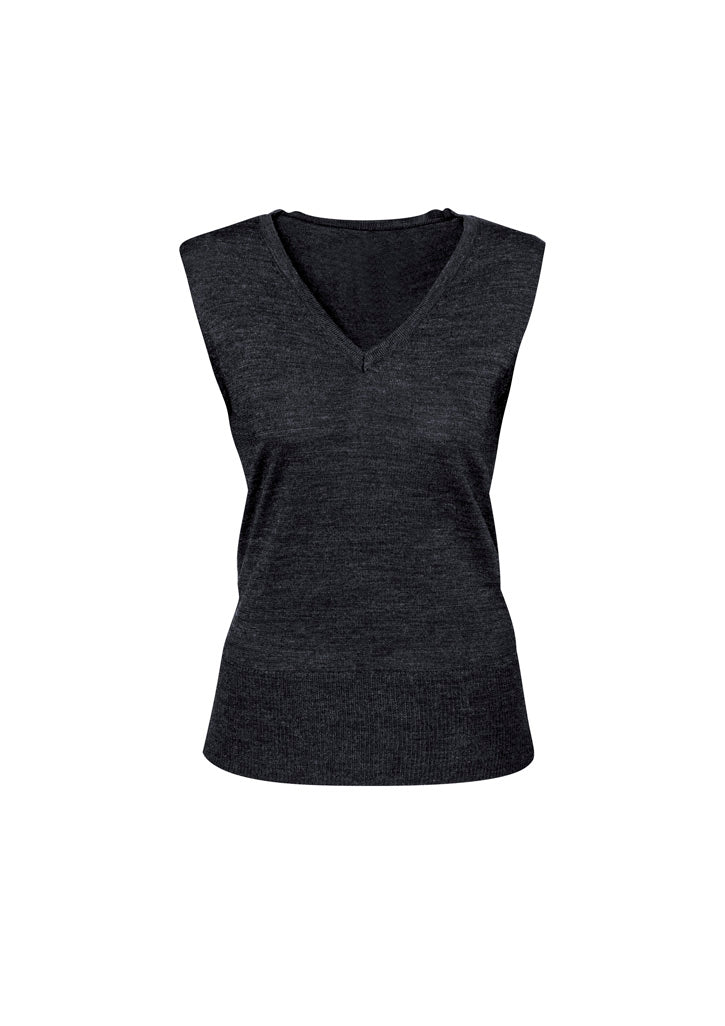 Milano Womens Vest - Charcoal - Front