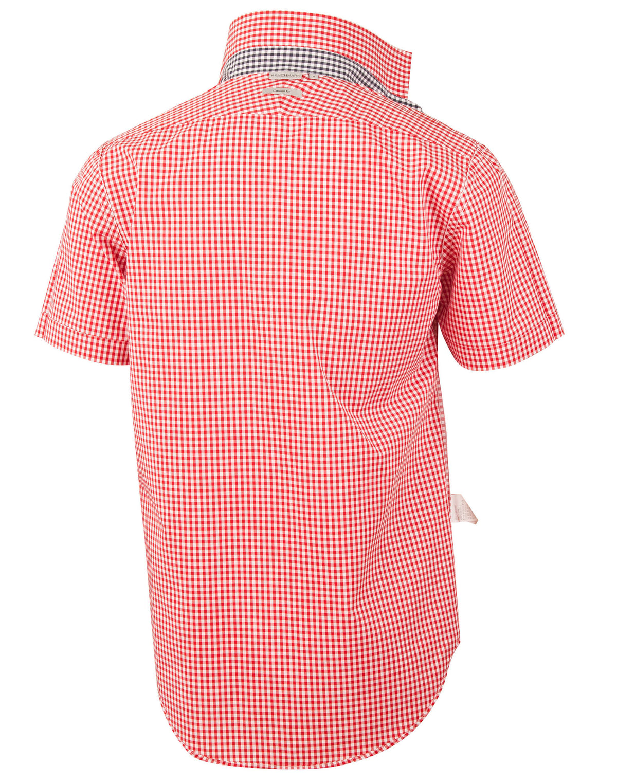 Men’s Gingham Check Short Sleeve Shirt - view