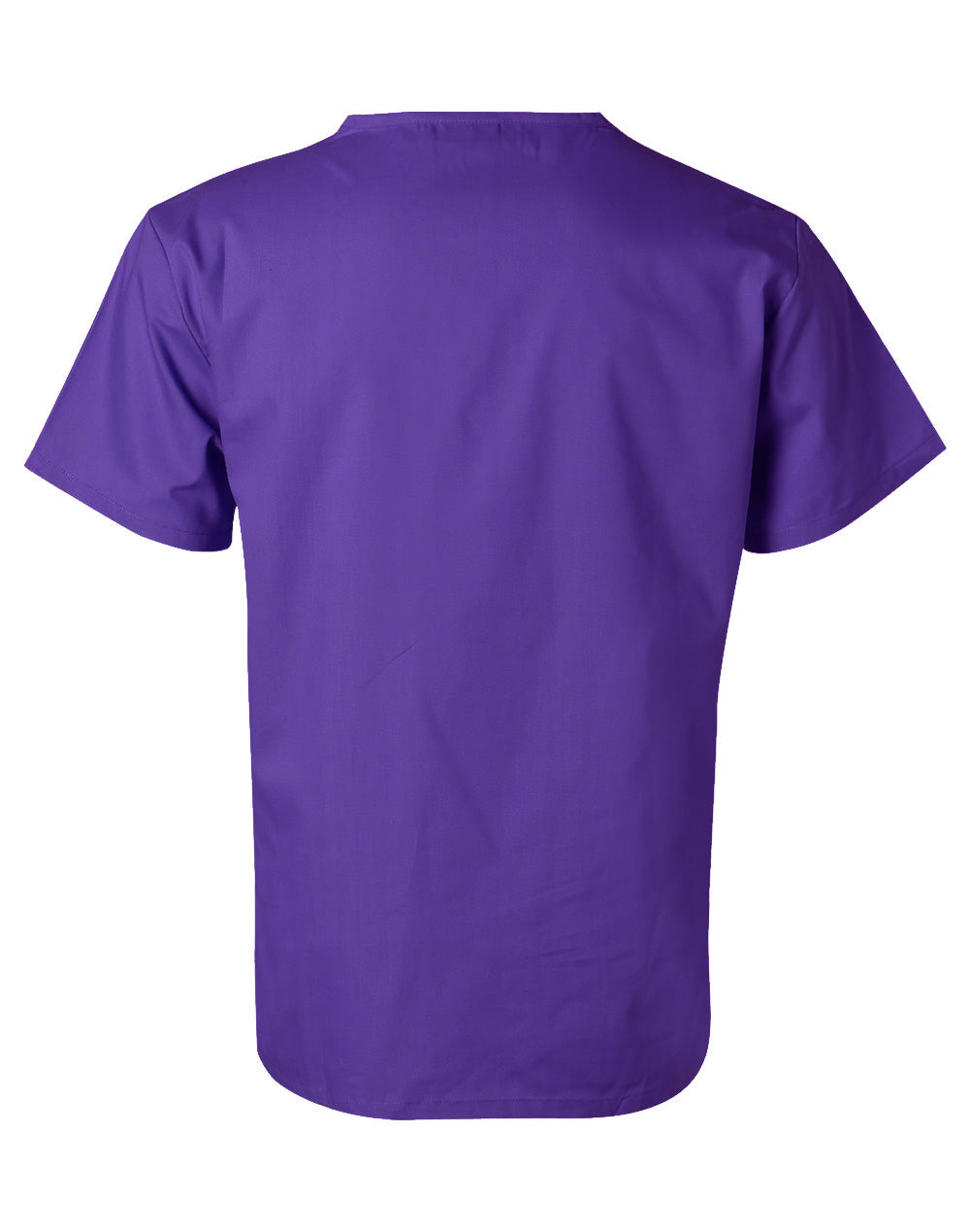 Unisex Scrub Top - Purple - Back