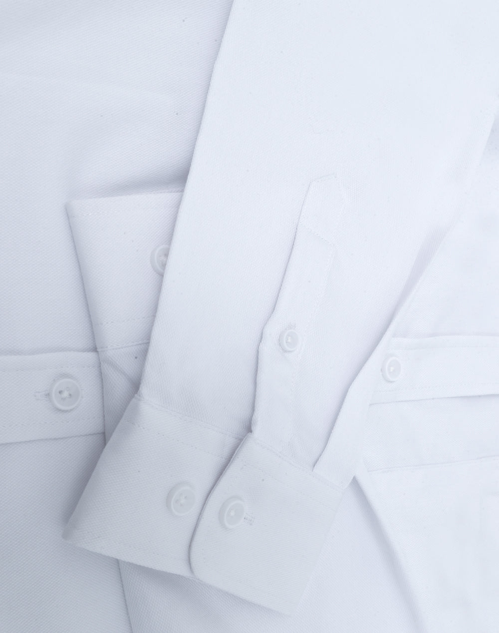 Womens Smart Casual Cotton Blend L/S Shirt - White - View