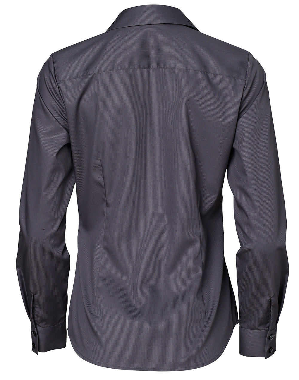 Barkley Ladies Taped Seam Long Sleeve Shirt - Storm Grey - Back