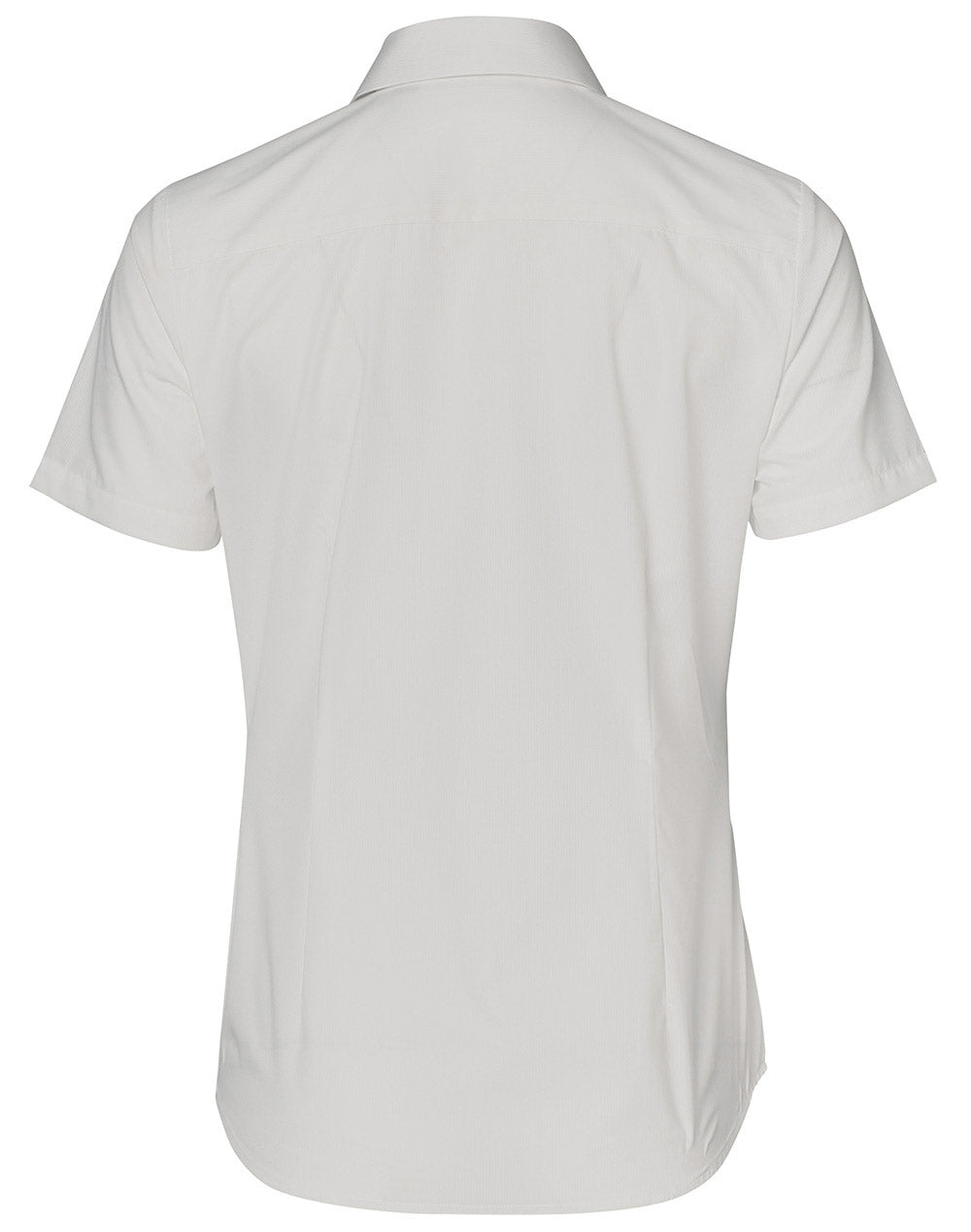 Barkley Ladies Taped Seam Short Sleeve Shirt - White - Back