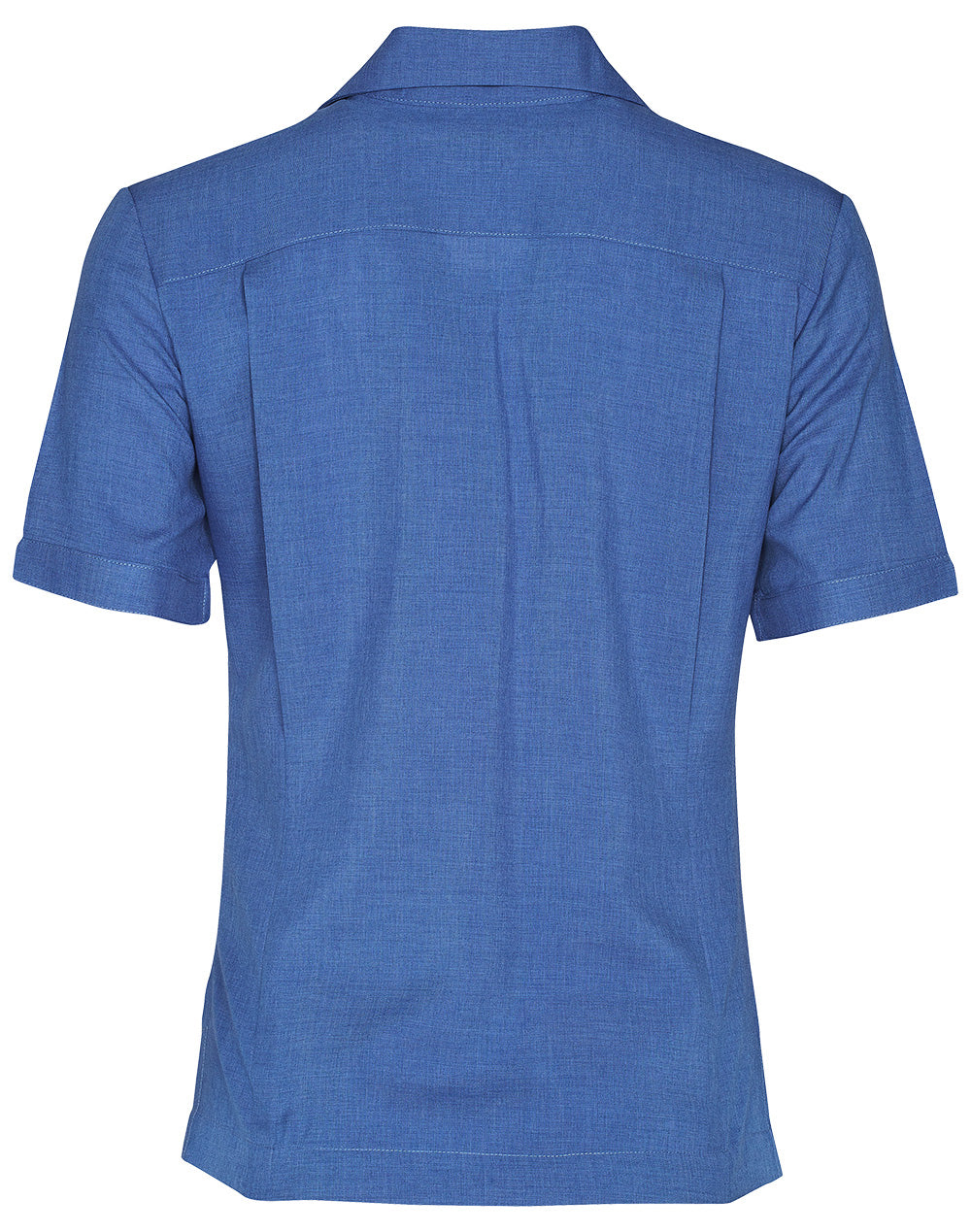 Women's CoolDry Short Sleeve Overblouse - Royal - Back