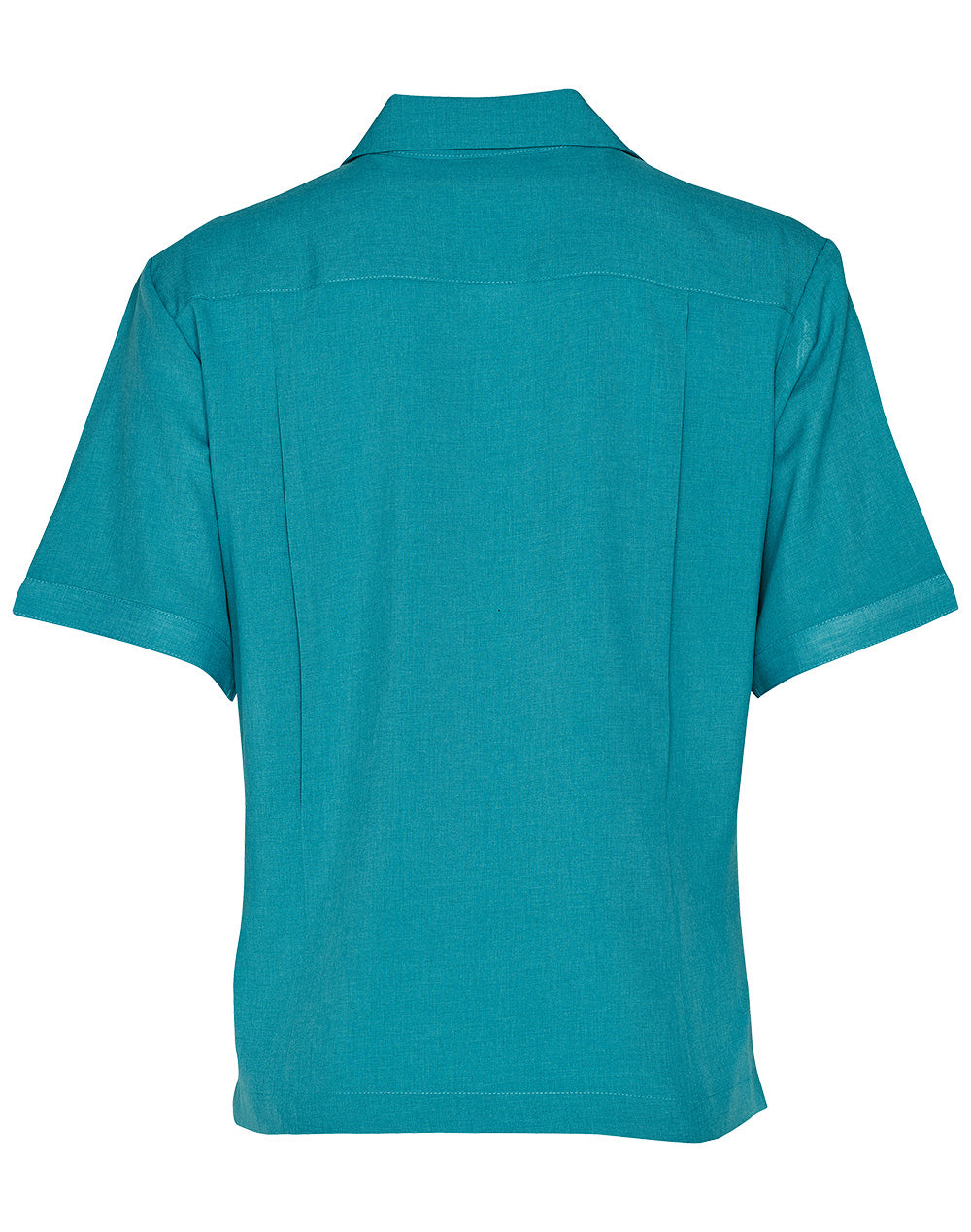 Women's CoolDry Short Sleeve Overblouse - Teal - Back