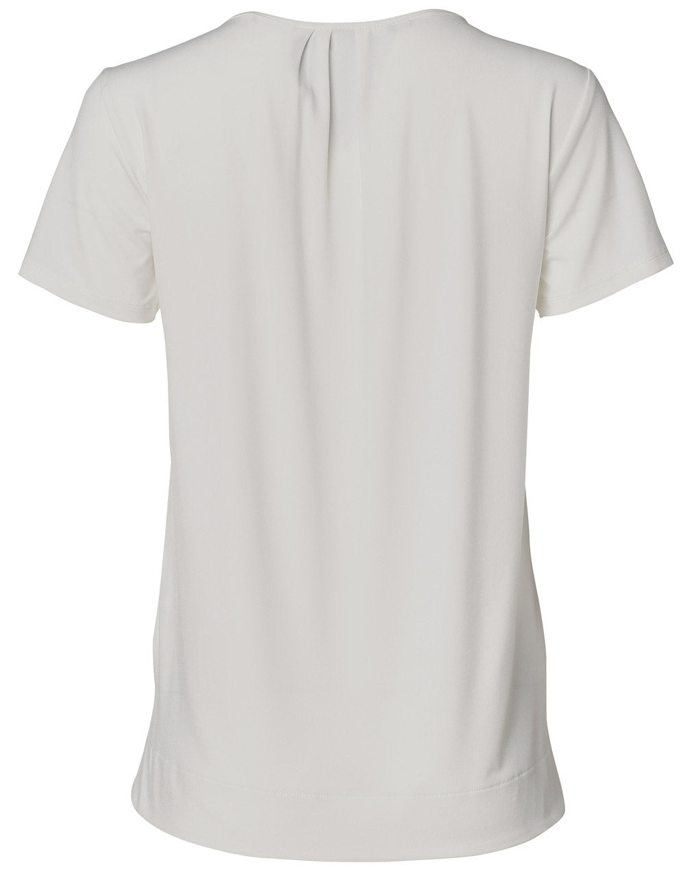 Ladies Short Sleeve Top Julia - White - Back