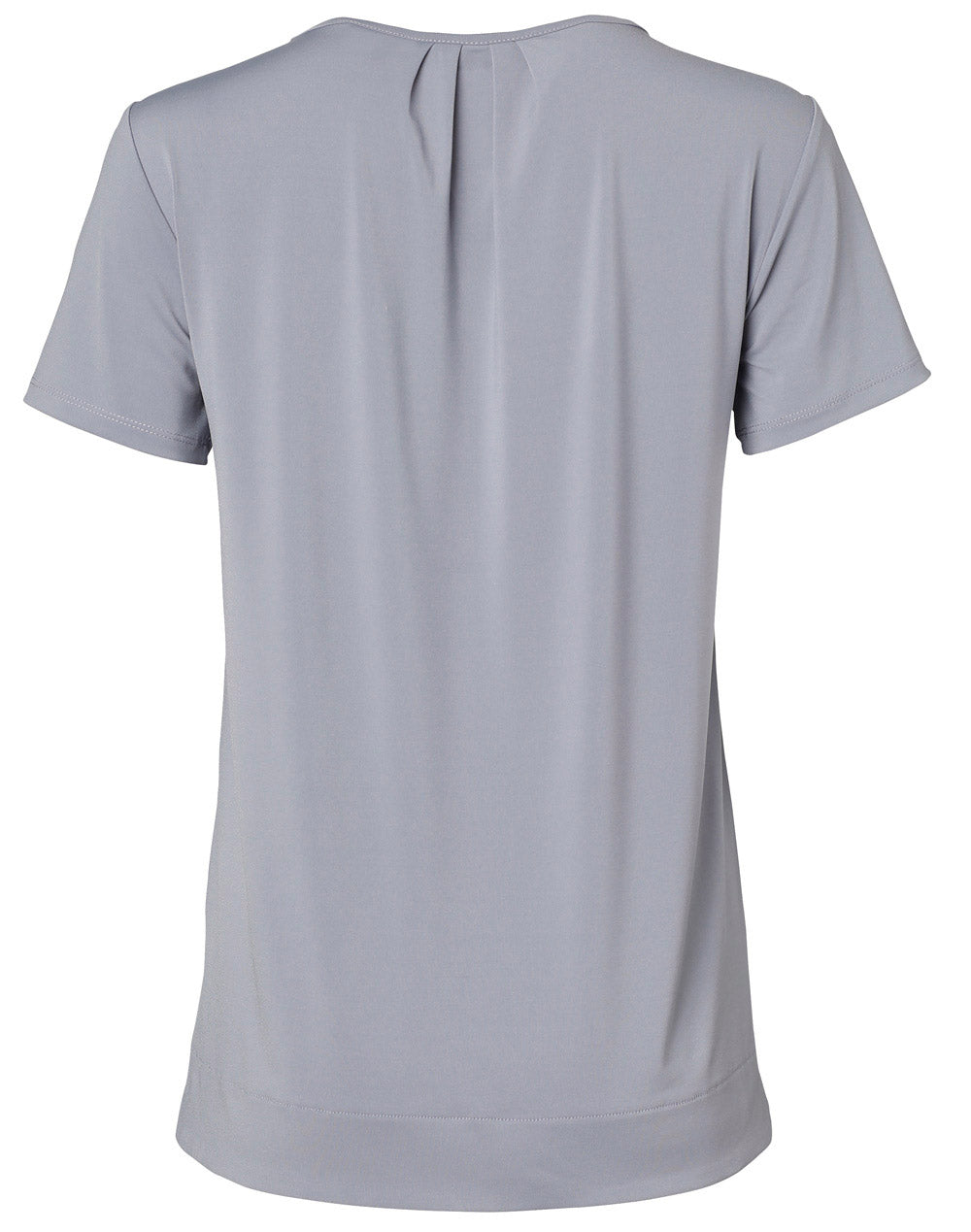 Ladies Short Sleeve Top Julia - Dusk Grey - Back