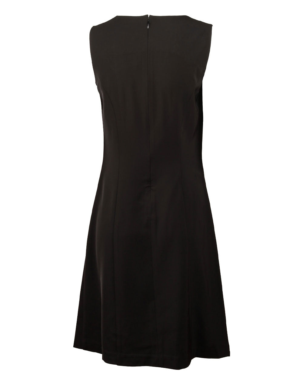 Women's Shift Dress - Black - Back