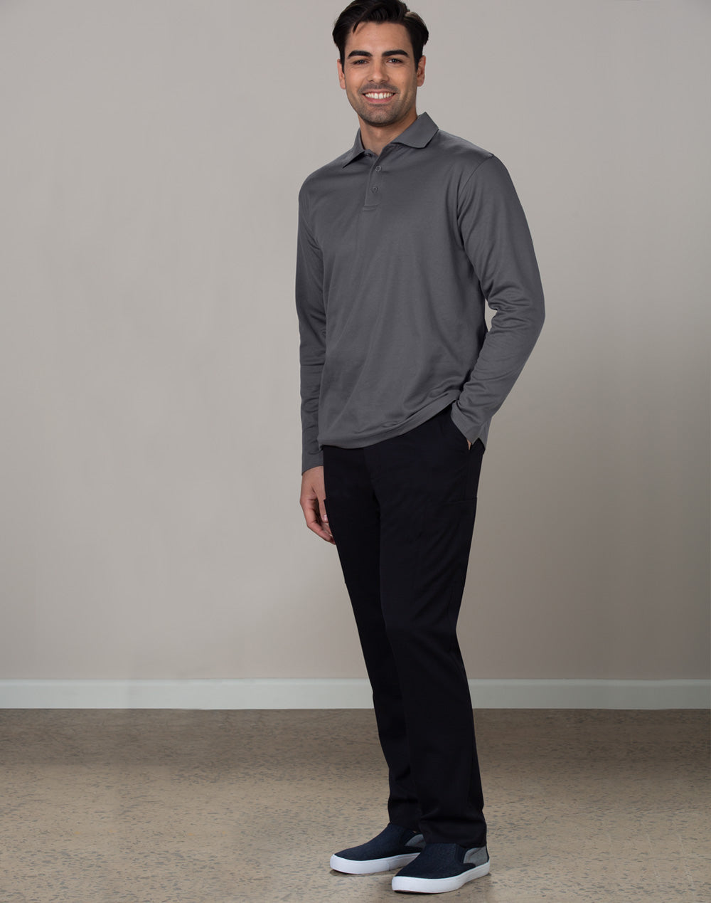 Utility Cargo Pants - Navy - Model