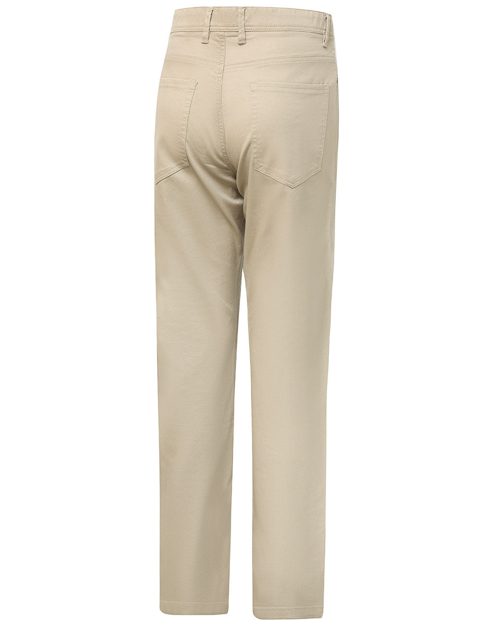 Jean Style Flexi Chino Pants Men's - Sandstone - Back