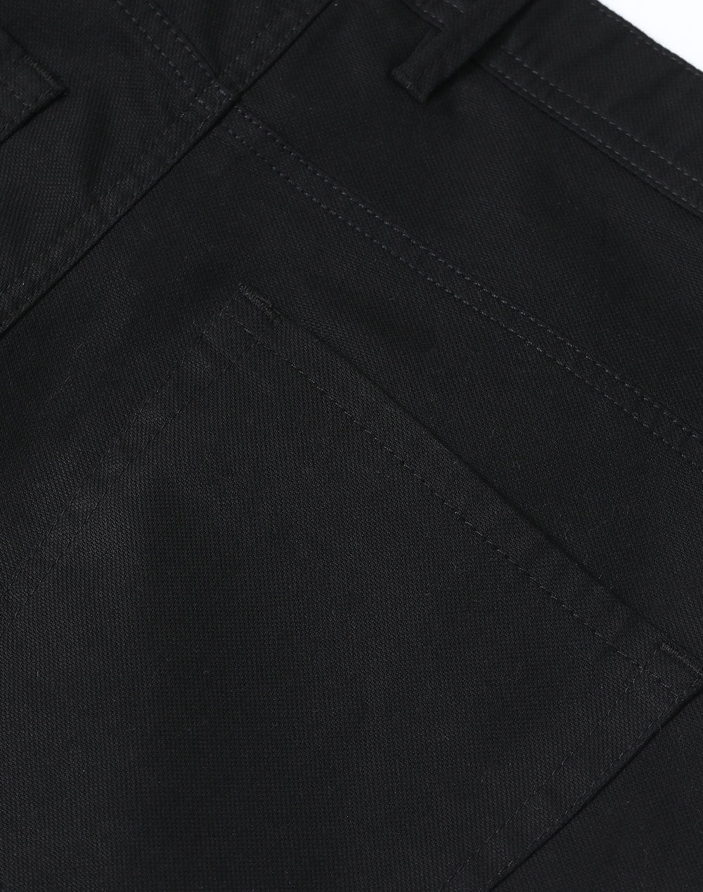 Jean Style Flexi Chino Pants Ladie's - Black - Back