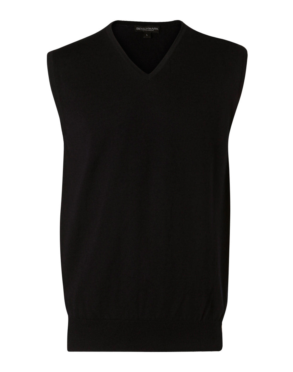 Men's V-Neck Vest - Navy - Front