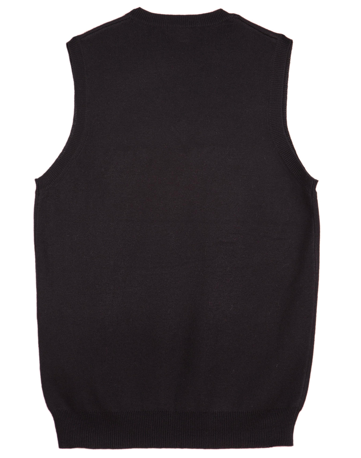 Women’s V-Neck Vest - Black - Back