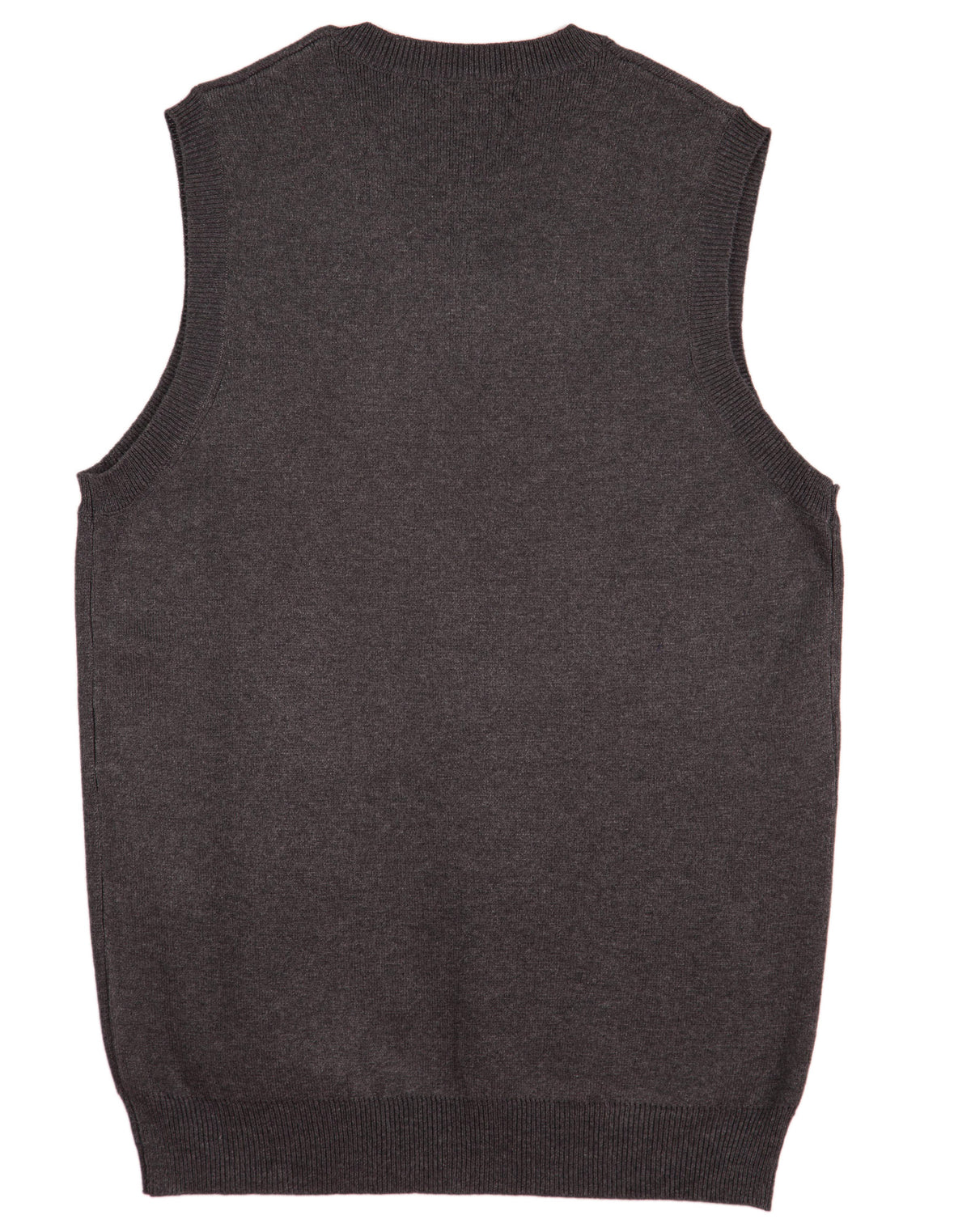 Women’s V-Neck Vest - Charcoal - Back