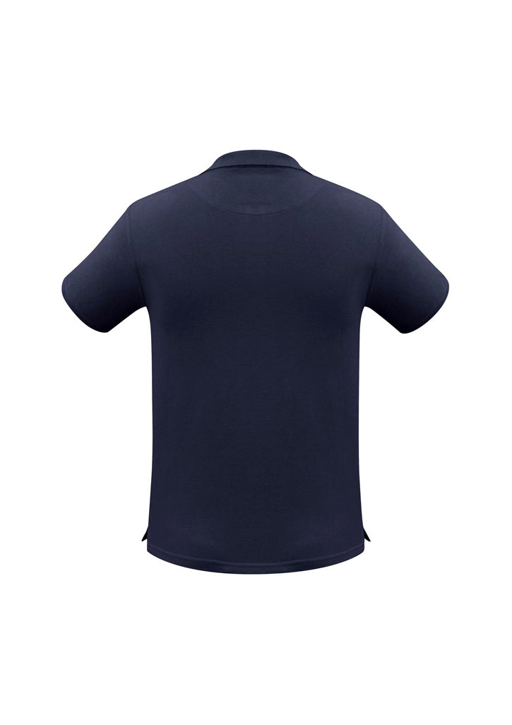 Neon Mens Short Sleeve Polo - Navy - Back