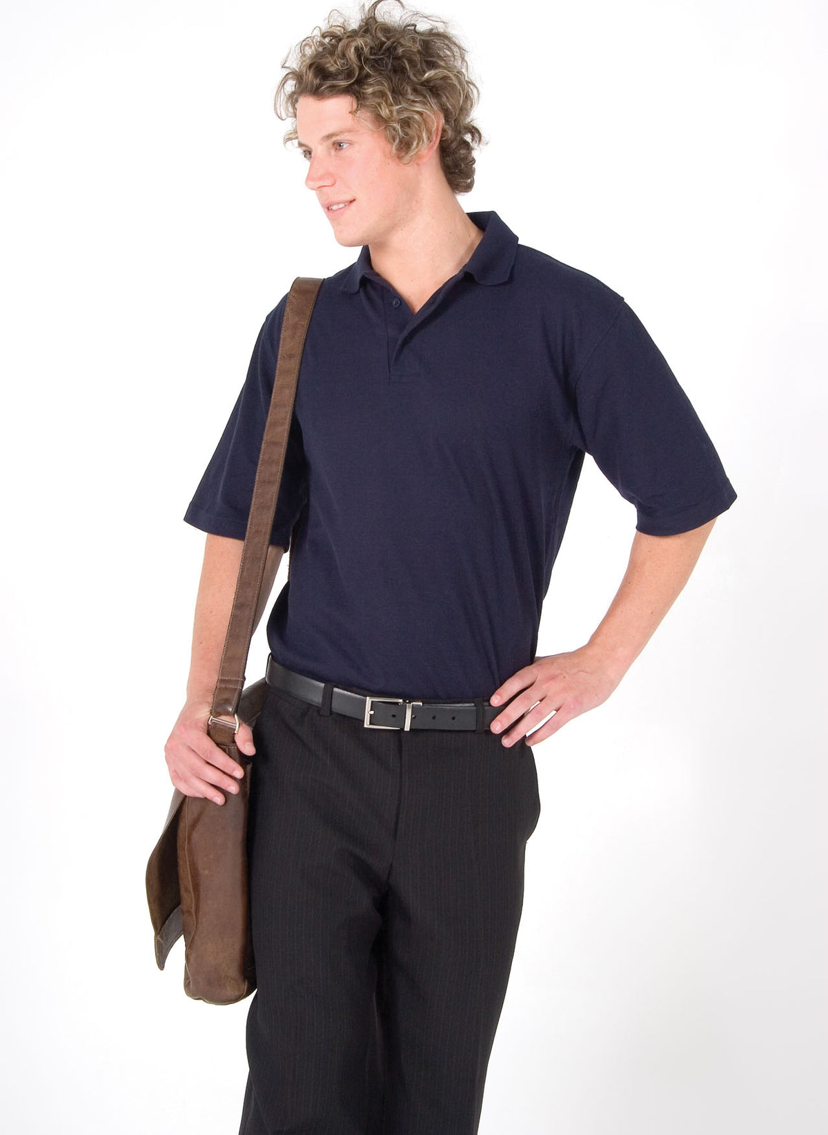 Mens Regular Pique knit Polo - view
